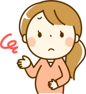 便秘がちなママ